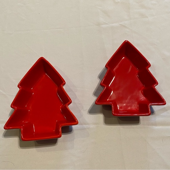 2 BIA San Francisco red tree dishes. - Picture 1 of 4